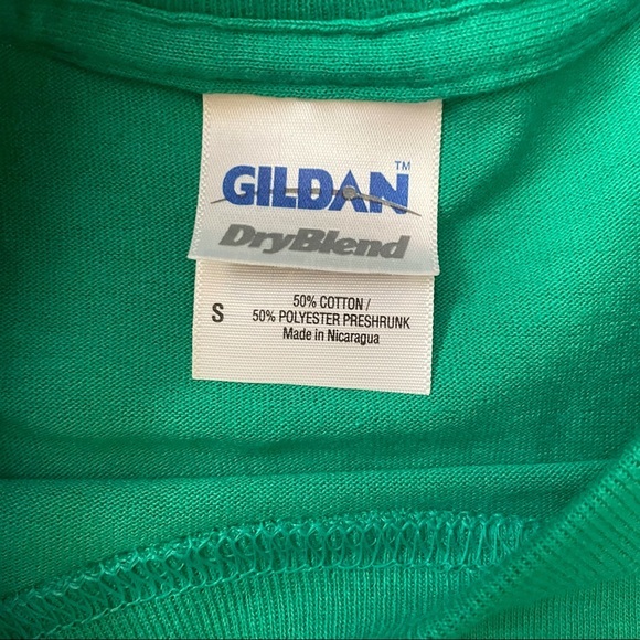 Unicorn “Hang In There Baby” Green Tee - Unisex Adult S - Picture 3 of 4